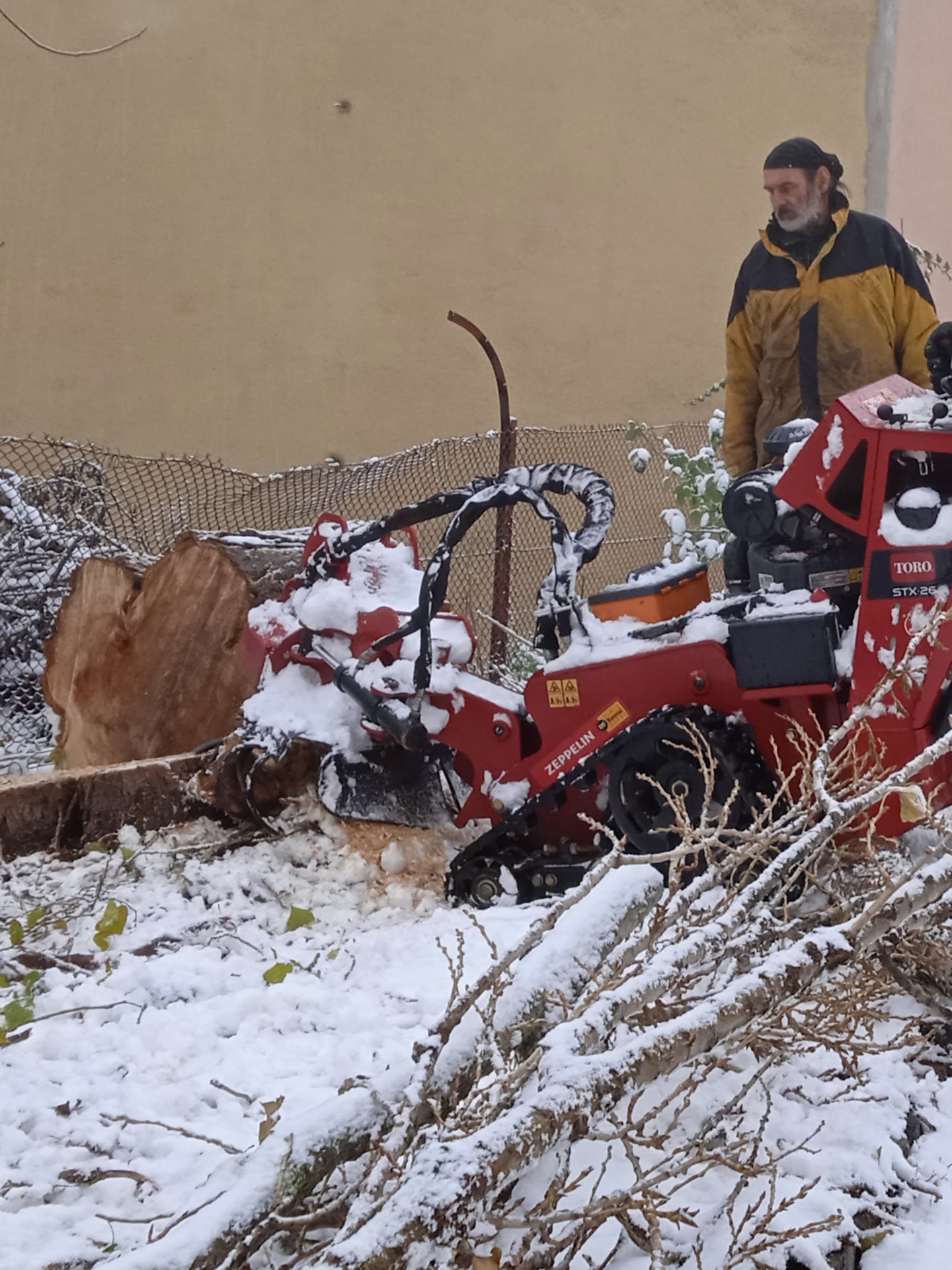 likvidace pařezů frézováním